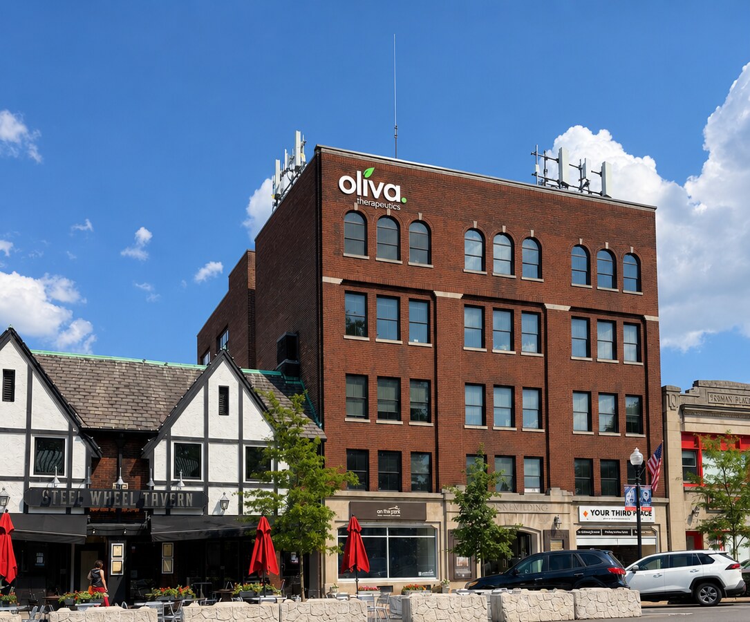 Oliva Therapeutics office building at 45 N Broad Street, Ridgewood, NJ